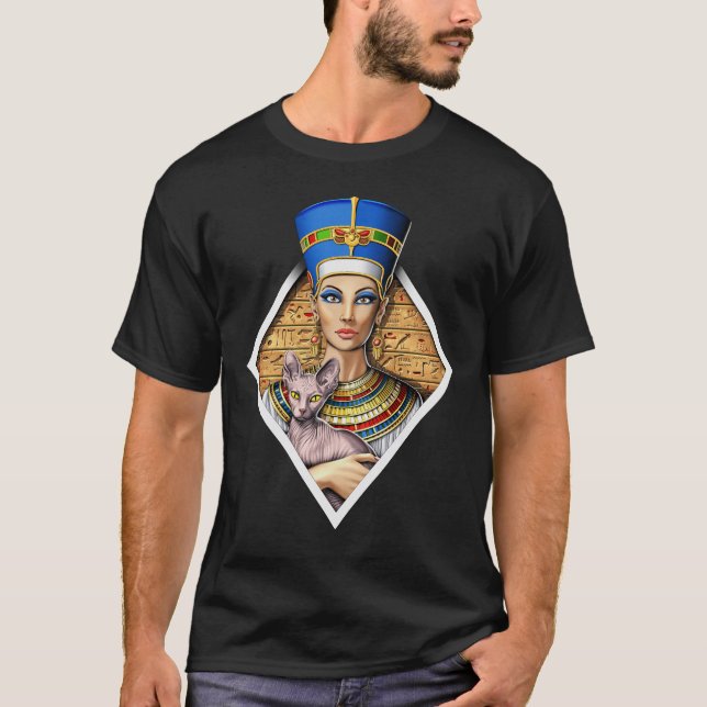 Königin Nefertiti T-Shirt (Vorderseite)
