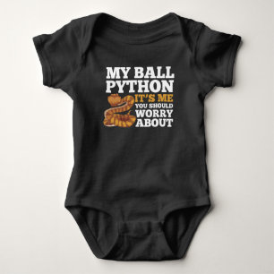 Königin Python Snake Funny Schlange Owner Quote Baby Strampler