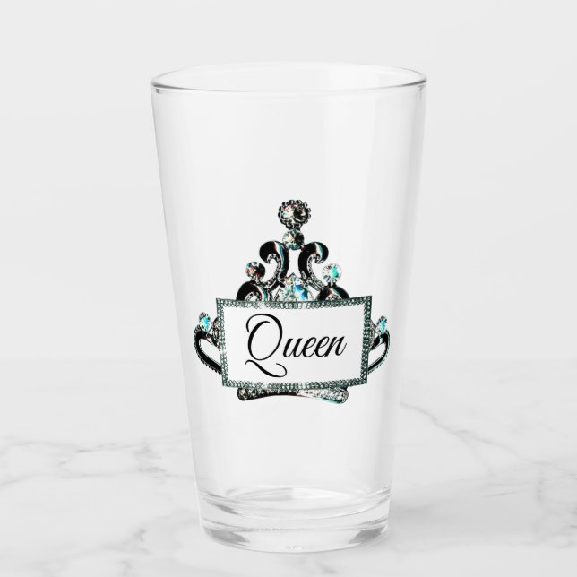 Königin "Royal Tiara" Glas (Vorderseite)