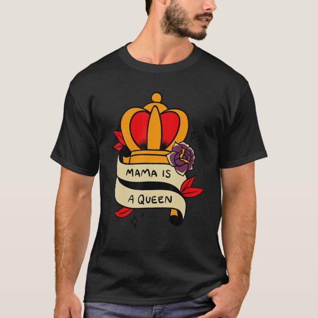 Königin Selige Mama Mutter Mama T-Shirt (Vorderseite)