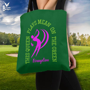 KÖNIGIN SPIELT MEAN ON THE GREEN Golferin