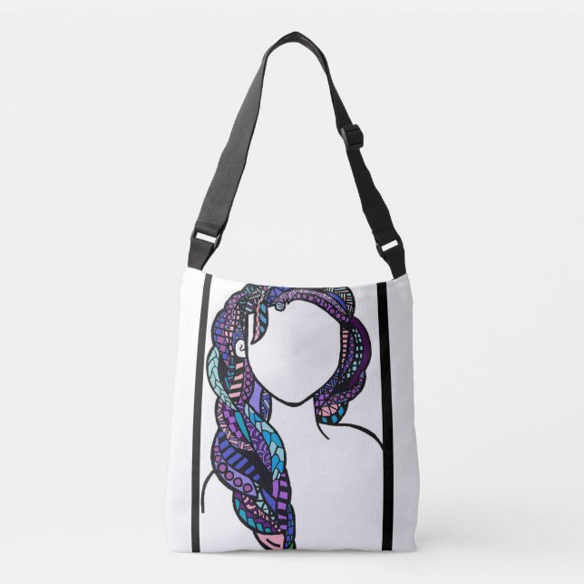 Königin-Tasche Tragetaschen Mit Langen Trägern (Vorderseite)