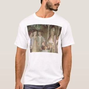 Königin Theodolinda und Papst Gregory das große T-Shirt