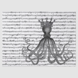 Königin-Tintenfisch!! Seidenpapier