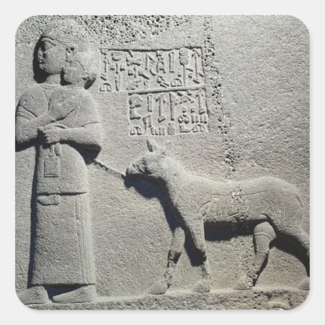 Königin Tuwarissa, Ehefrau König Araras Quadratischer Aufkleber (Vorderseite)