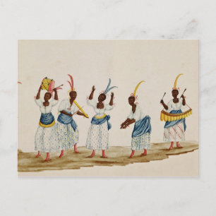 Königin und ihre Suite Postkarte