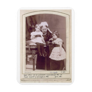 Königin Victoria (1819-1901) mit ihren Magnet