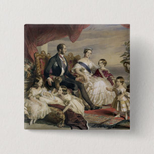 Königin Victoria (1819-1901) und Prinz Albert Button
