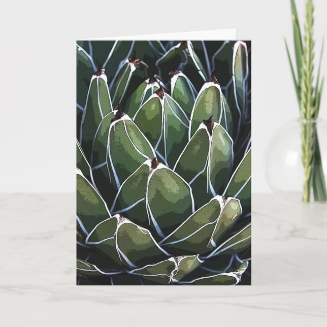 Königin Victoria agave notecard Karte (Vorderseite)
