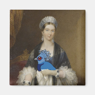 Königin Victoria Crowned Pigeon Magnet