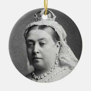 Königin Victoria durch Alexander Bassano Keramik Ornament