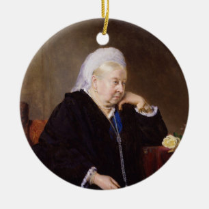 Königin Victoria durch Heinrich von Angeli Keramik Ornament