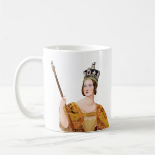 Königin Victoria - historische Illustrationen Kaffeetasse