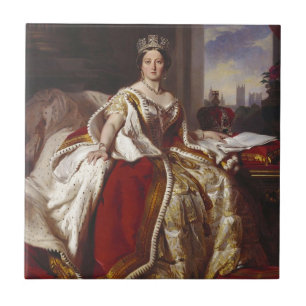 Königin Victoria: Krönung Fliese