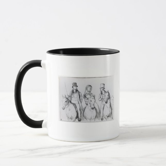 Königin Victoria, Lord Melbourne und Lord Russell Tasse (Links)