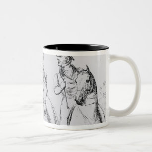 Königin Victoria, Lord Melbourne und Lord Russell Zweifarbige Tasse