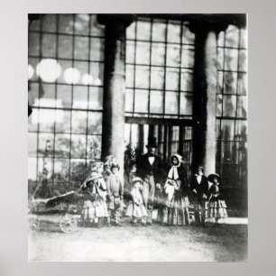 Königin Victoria & Prince Albert mit ihren Poster