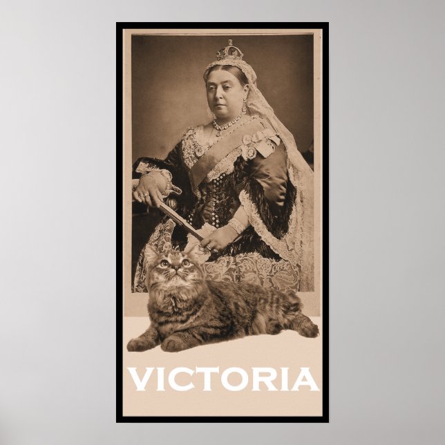 Königin Victoria und Kitty Poster (Vorne)