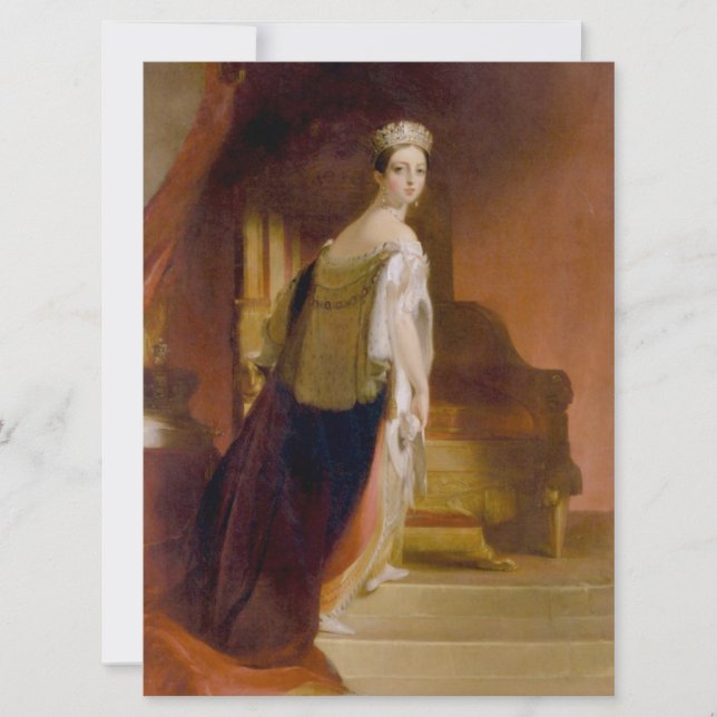Königin Victoria (von Thomas Sully) Karte (Vorderseite)