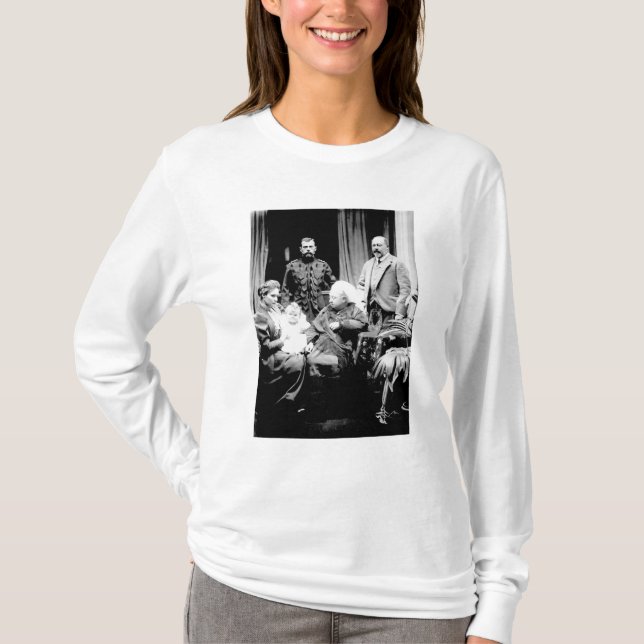 Königin Victoria, Zar Nicholas II T-Shirt (Vorderseite)