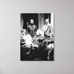 Königin Victoria, Zar Nikolaus II Leinwanddruck