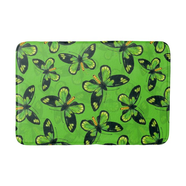 Königin Victorias Vogelschmetterling Badematte (Vorderseite)