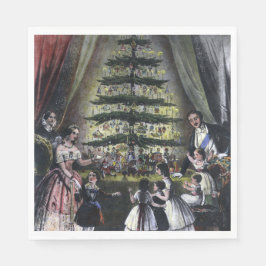 Königin Victorias Weihnachtsbaum Serviette