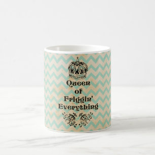 Königin von allem verdammt nochmal kaffeetasse