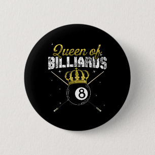 Königin von Billiards Snooker Pool Billiard Spiele Button