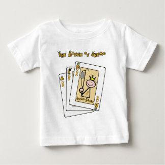 Königin von Chemo - Kindheits-Krebs-Goldband Baby T-shirt