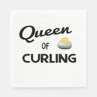 Königin von Curling Paper Napkin Serviette