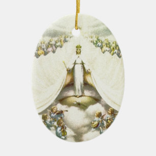 Königin von Engeln Keramikornament