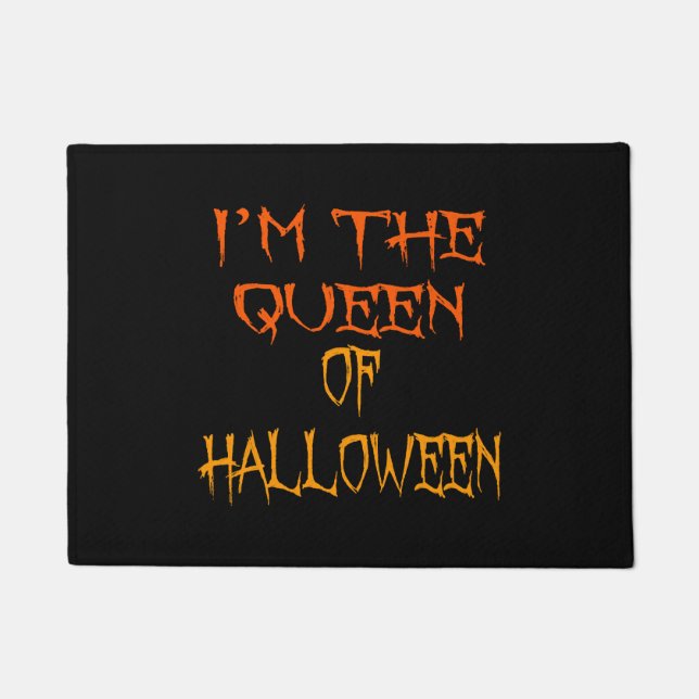 Königin von Halloween Fußmatte (Vorderseite)