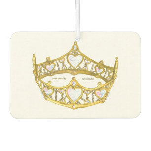 Königin von Hearts Goldkrone Tiara Lufterfrischer