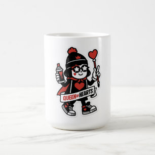Königin von Hearts Street Mascot — Grind Crew Edit Kaffeetasse
