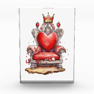 Königin von Hearts Throne Fotoblock