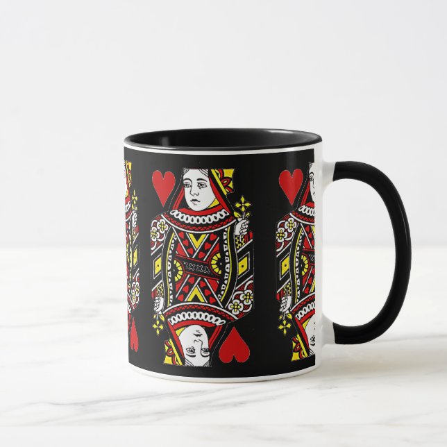 Königin von Herzensdesign Coffee Tasse (Rechts)