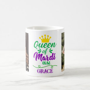 Königin von Mardi Gras Foto Kaffeemaschine Tasse
