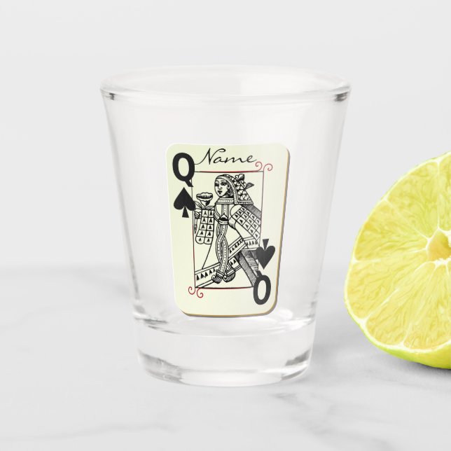 Königin von Spades Thunder_Cove Schnapsglas (Vorderseite)