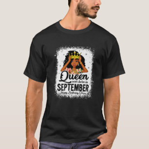 Königin war im September Geburtstag Juni Tag Gebor T-Shirt