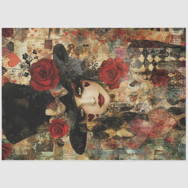 Königin Zwei Seidenpapier (Vorderseite)