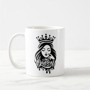 Königinnen-Design – Elegante königliche Krone Kaffeetasse