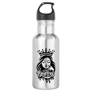 Königinnen-Design – Elegante Königskrone Edelstahlflasche