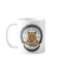 Königinnen Löwin. Schottland Kaffeetasse