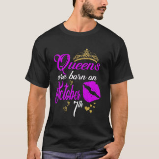 Königinnen sind am 7. Oktober Geboren, die Libra-G T-Shirt