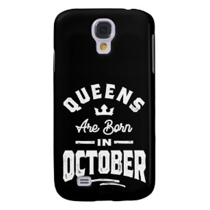 Königinnen sind Geboren im Oktober Geburtstagsgesc Galaxy S4 Hülle