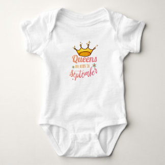 Königinnen sind Geboren im September Baby Cousin G Strampler