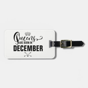 Königinnen sind herein geboren gepäckanhänger