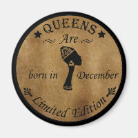 Königinnen sind im Dezember geboren