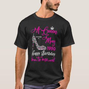 Königinnen sind im Mai 1990 am 32. Geburtstag für T-Shirt